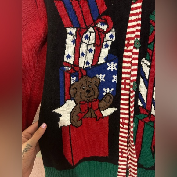 Ugly Christmas sweater cardigan - Picture 5 of 7